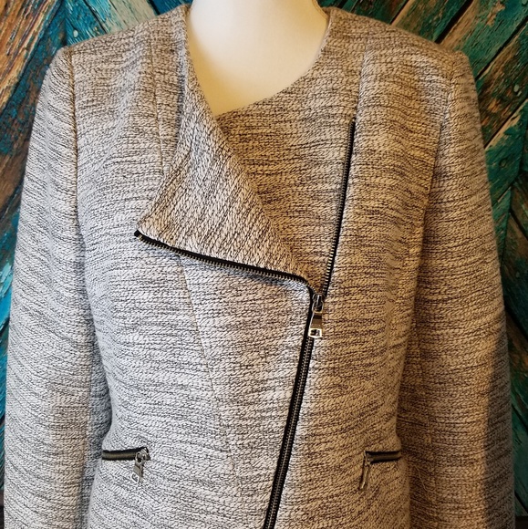 Rare Banana Republic Moto style Womens Jacket 10p - Picture 3 of 8